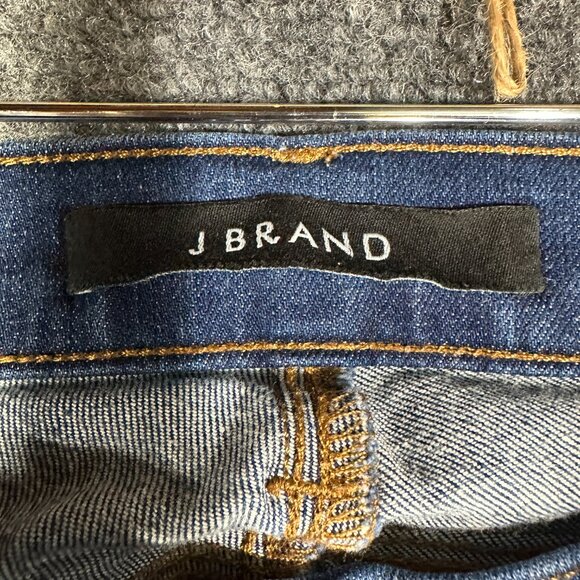 J Brand Jeans Womens 26 Alta Capri Cotton Stretch Distressed Knees Holes - Picture 5 of 11